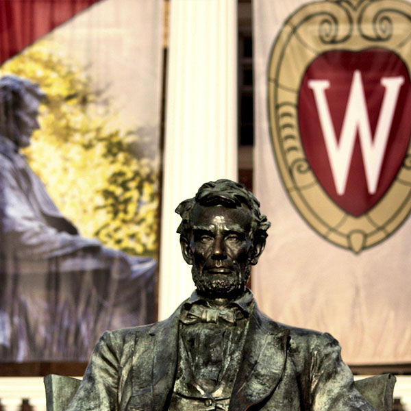 The Abraham Lincoln Monument at the University of Wisconsin-Madison